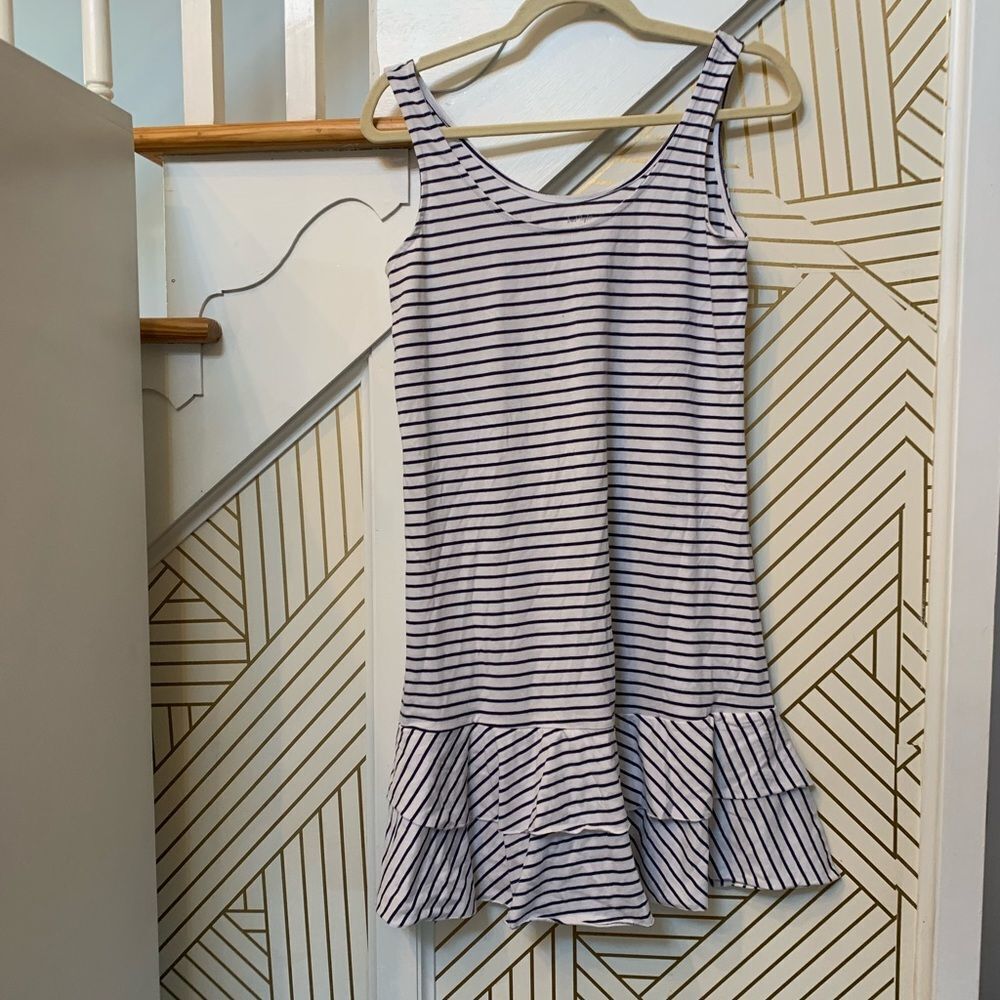 Lord and Taylor Striped Tank Dress